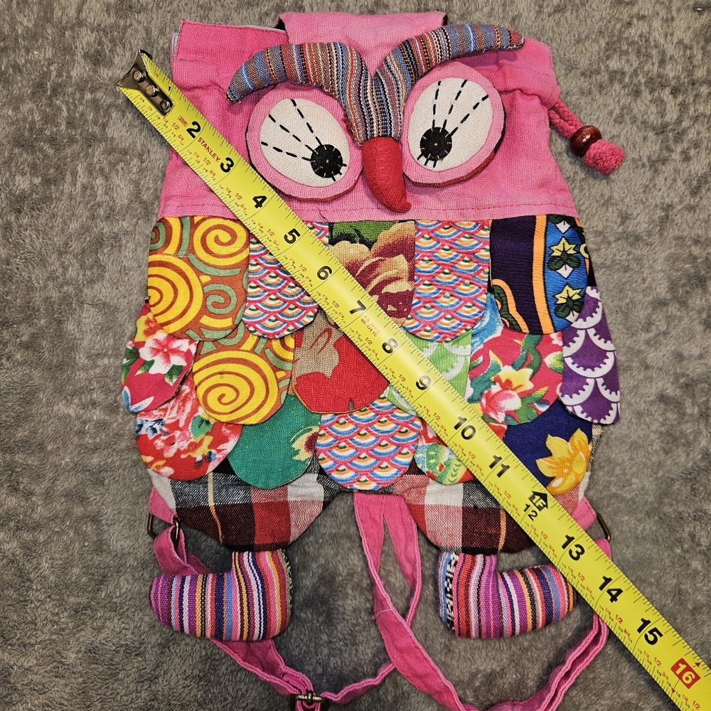 Colorful Owl Backpack - Picture 5 of 6